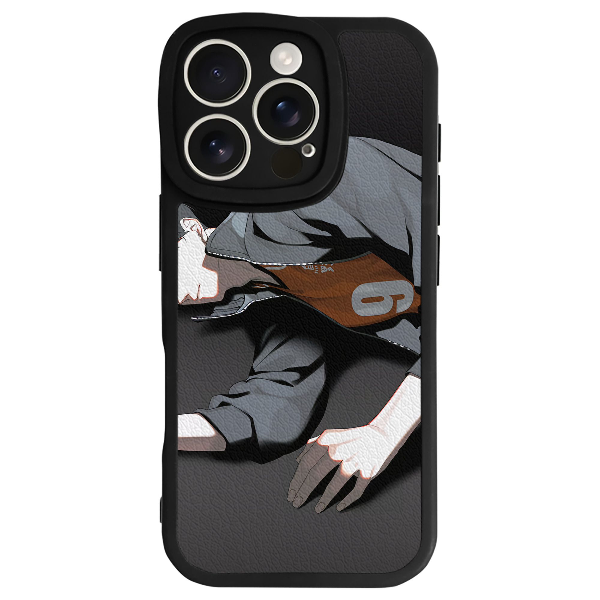 （画像用） ハイキュー!! Haikyu!! 【iPhone 16シリーズ対応】シリコンスマホケース（レザー調） 材質：シリコン